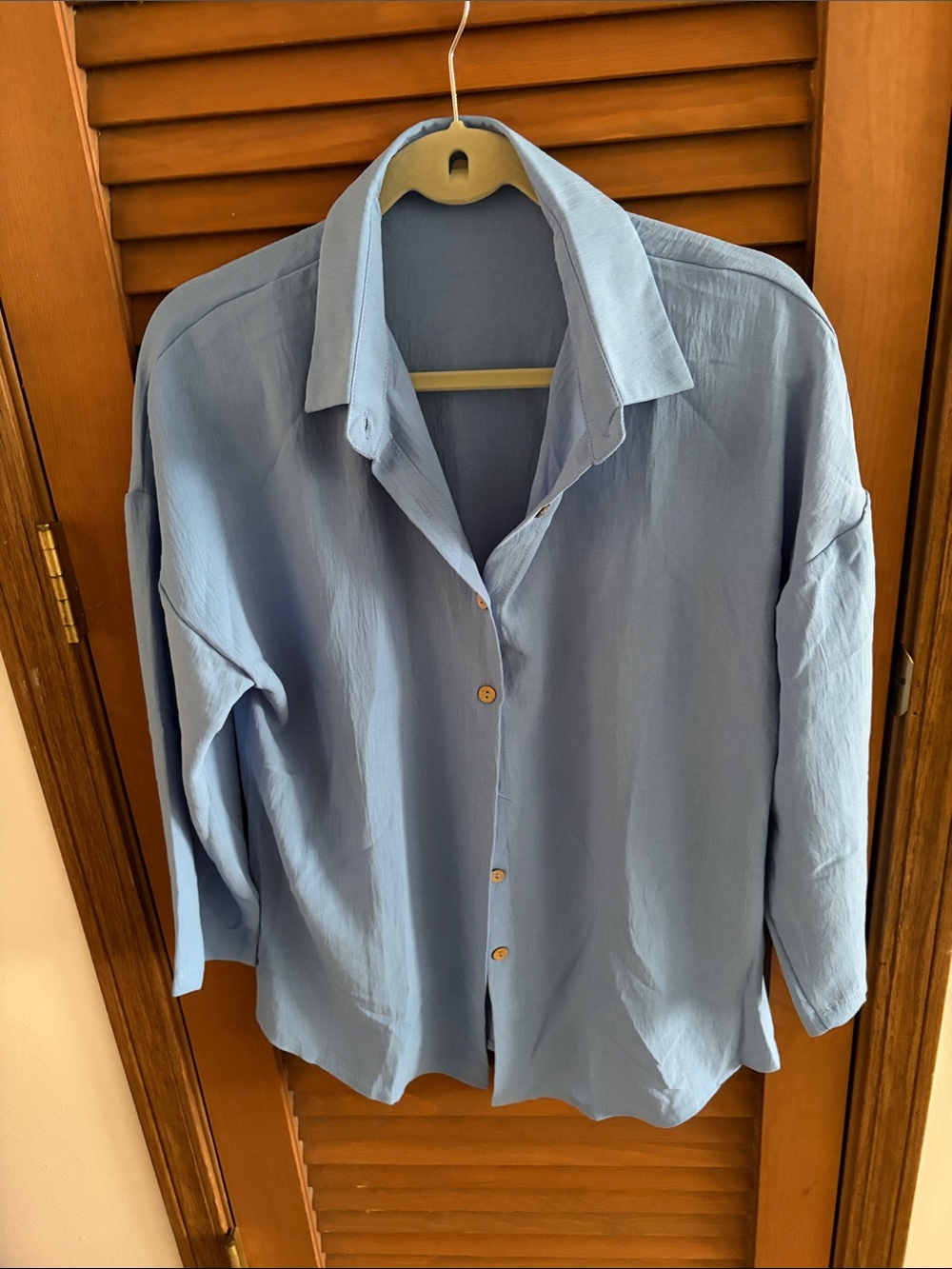 Light Blue Button-Up Shirt